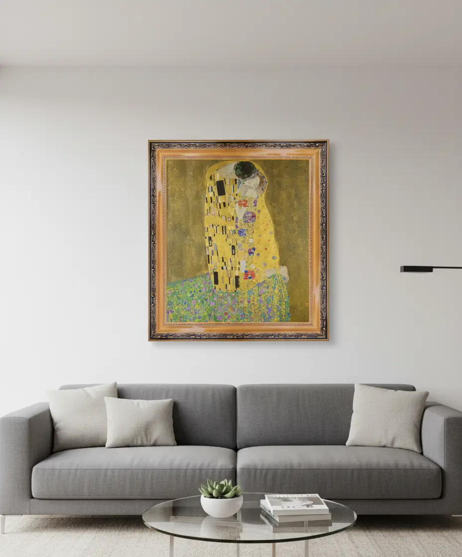 Sophia Ornate Gold-Bronze Wood Frame